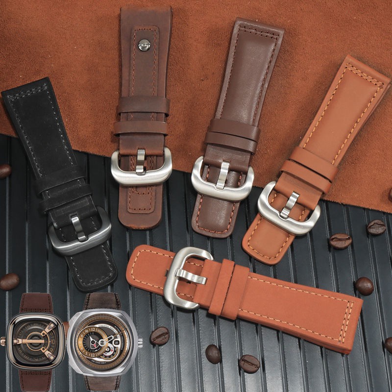 Dây Đeo Bằng Da Cho Đồng Hồ Sevenfriday P1 / P2 / Q2 / M2 / S2 / 03 28
