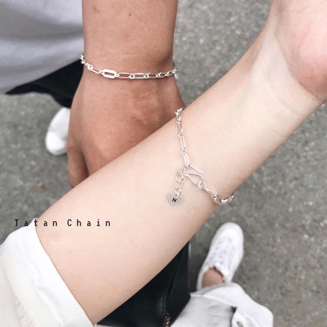 Vòng tay xích bạc Choco Jewelry