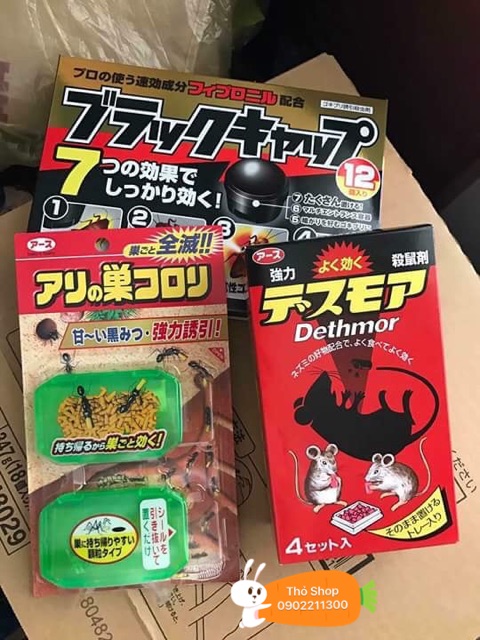 Combo diệt gián kiến chuột Nhật Bản