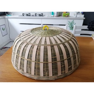 Lồng bàn tre Sanha đan sọc 50 cm