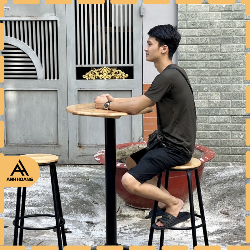 GHẾ BAR CAO 75CM NGỒI QUẦY KHÔNG TỰA LƯNG MỚI 💯