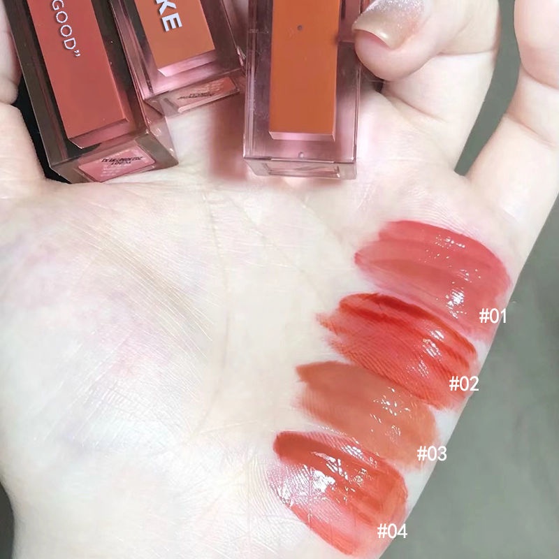 [Hàng mới về] Son Bóng Uslike Màu Nude Nhạt Mềm Mượt Dưỡng Môi Chống Thấm Nước Hàng Nội Địa Trung