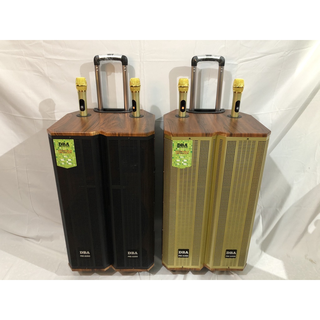 LOA KÉO ĐỈNH CAO DBA K88 BA ĐƯỜNG TIẾNG, BO MẠCH CHỐNG HÚ KÈM 2 MÍC KIM LOẠI UHF XỊN SÒ