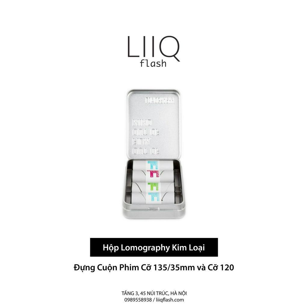 Hộp Lomography Kim Loại Đựng Cuộn Phim Cỡ 135/35mm và Cỡ 120, Chính Hãng, Cho Máy Chụp Ảnh Film - LIIQ Flash