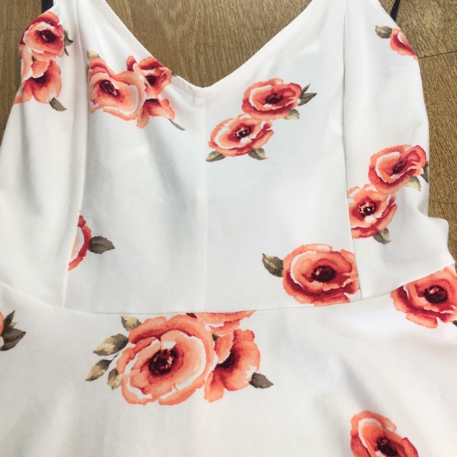 Đầm 2 dây đan dây lưng F.21