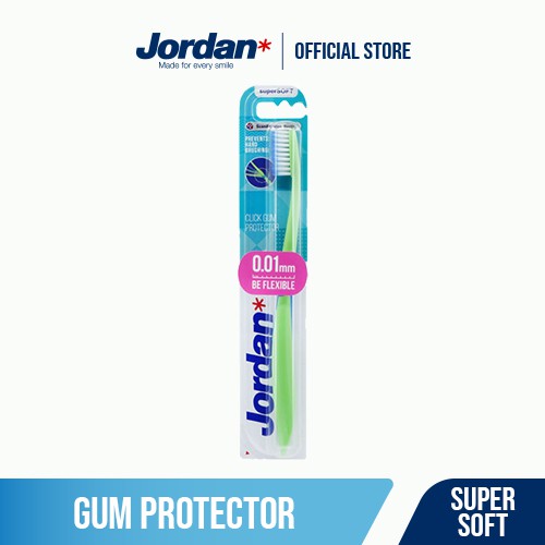 [Mã BMBAU50 giảm 7% đơn 99K] Combo 4 Bàn chải đánh răng Jordan Click Gum Protector, Lông siêu mềm mỏng 0.01mm