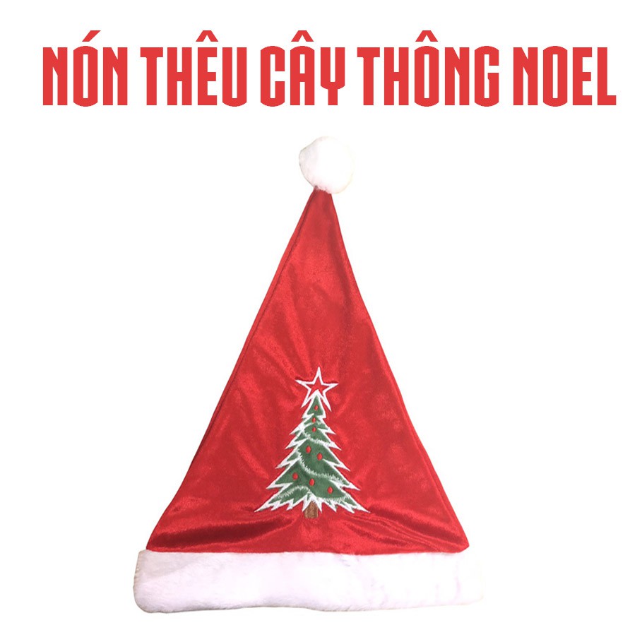 Mũ nón ông già Noel cho bé - Hóa trang lễ giáng sinh - Phụ kiện hóa trang Noel