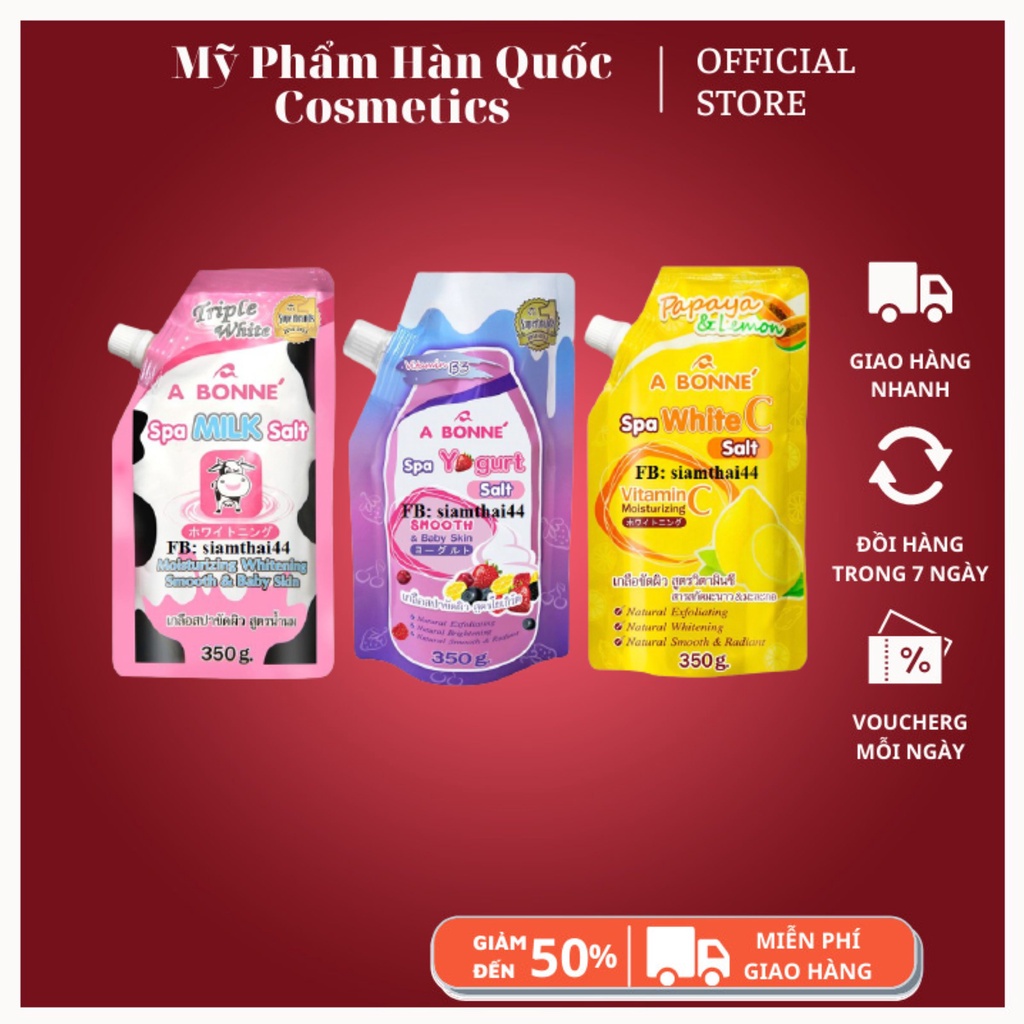 Muối Tắm Tẩy Tế Bào Chết Chiết Xuất Sữa Bò A Bonne Spa Milk Salt 350g