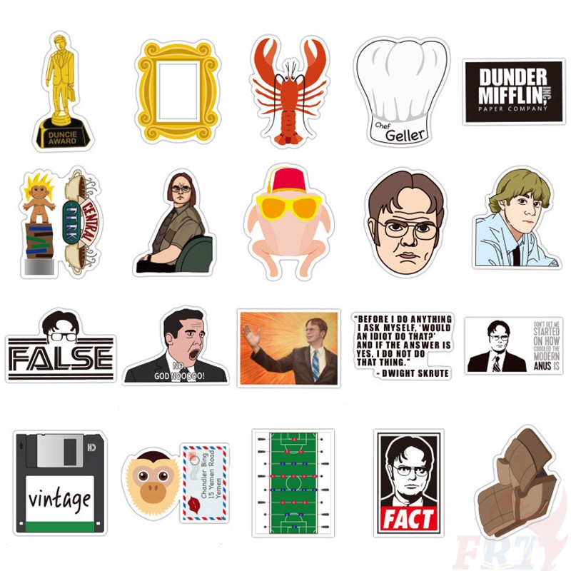 ❉ The Office - Series 03 Stickers ❉ 50Pcs/Set TV Show Fashion Mixed Doodle Stickers