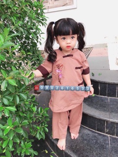 Đồ lam đi chùa cho bé