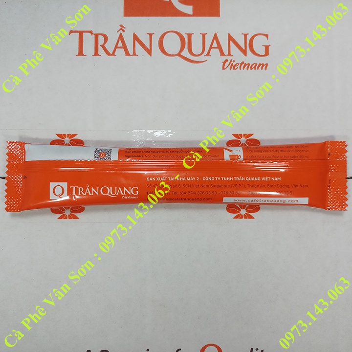 Gói nhỏ 20g cà phê sữa Good morning Trần Quang