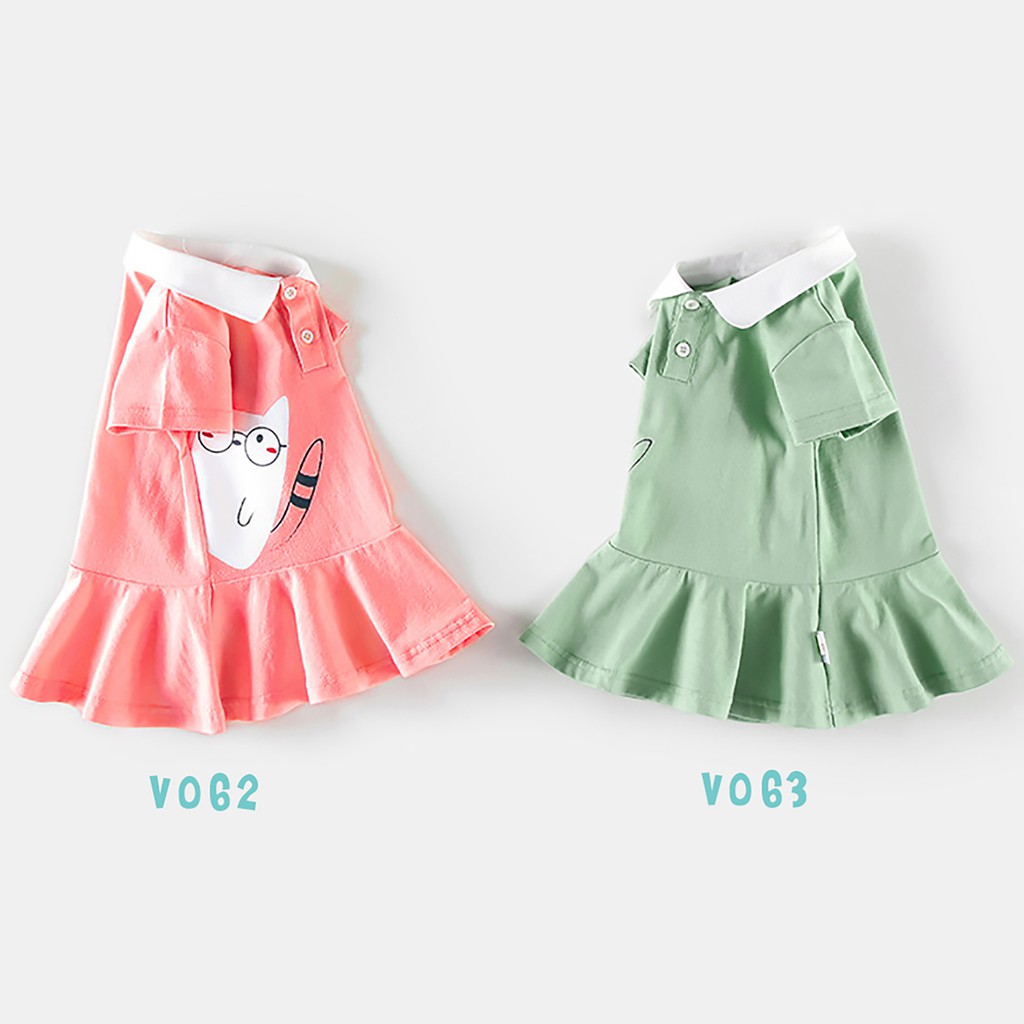 Đầm Bé Gái Cotton Dáng Xòe Công Chúa Cực Đáng Yêu BELLO LAND