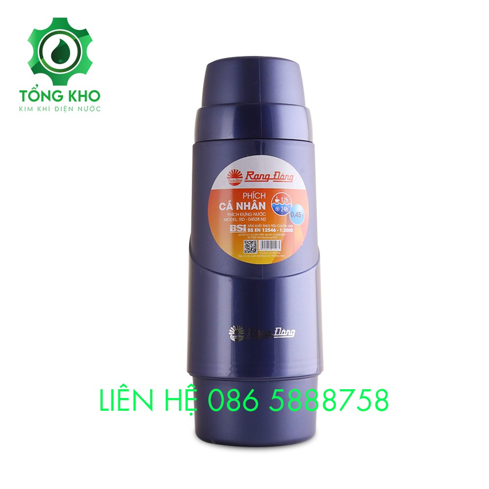 Phích đựng nước giữ nóng/lạnh 0.45 lít Rạng Đông - Tổng kho kim khí điện nước RD 04528N2