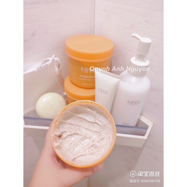 Tẩy da chết body Little Dream Garden chiết xuất bơ hạt mỡ hũ lớn 250g
