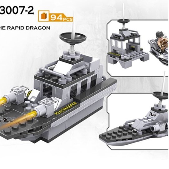 Lego COGO lắp ghép tàu sân bay L13007 (tách lẻ)