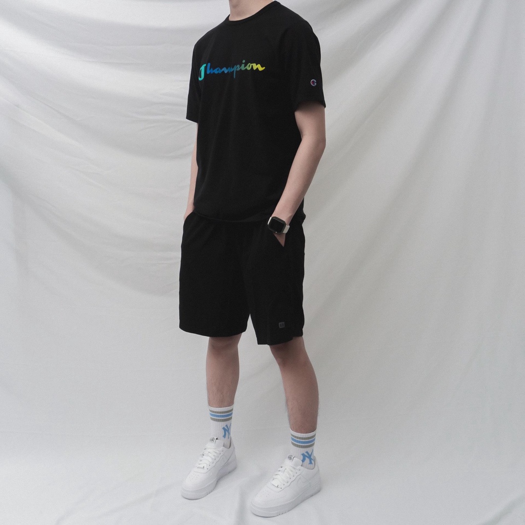 ÁO THUN CHAMPION CHÍNH HÃNG 3 MÀU GRADIENT LOGO TEE