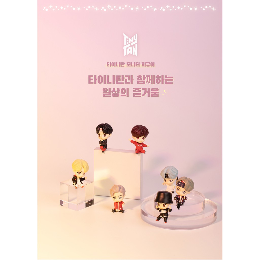 Đồ chơi búp bê TinyTan thành viên nhóm nhạc KPOP Hàn Quốc BTS chính hãng HYBE