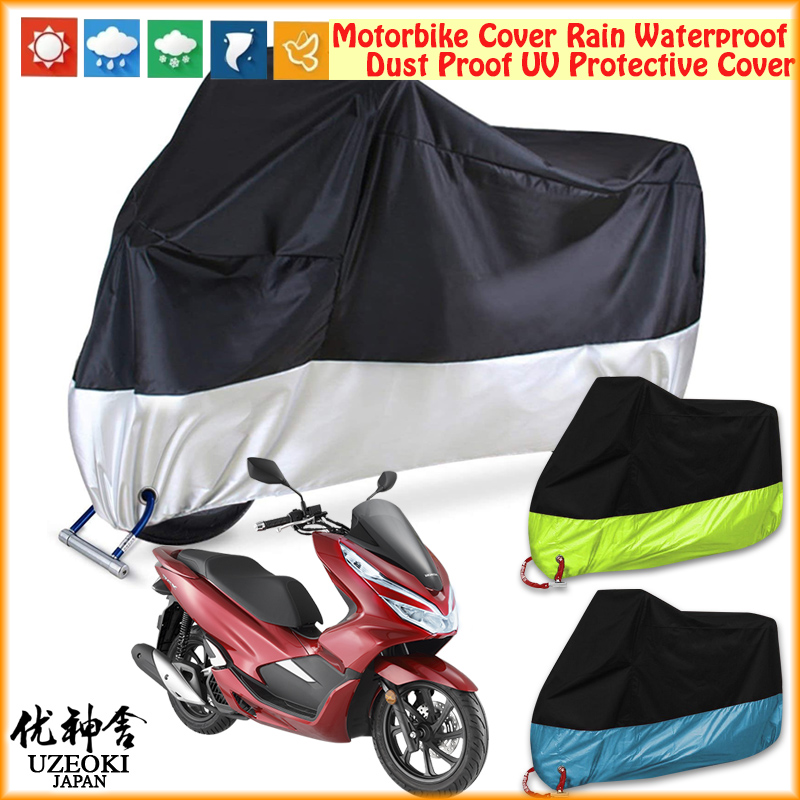 UZEOKI  Honda PCX Motorcyle Cover Motorbike CoverNắp đậy xe máy Nắp đậy xe máy Nắp che xe máy Xe máy chống thấm nước che mưa che moto Selimut Động cơ Mưa Chống thấm Bụi Bụi UV Vỏ bảo vệ động cơ Sarung Motor