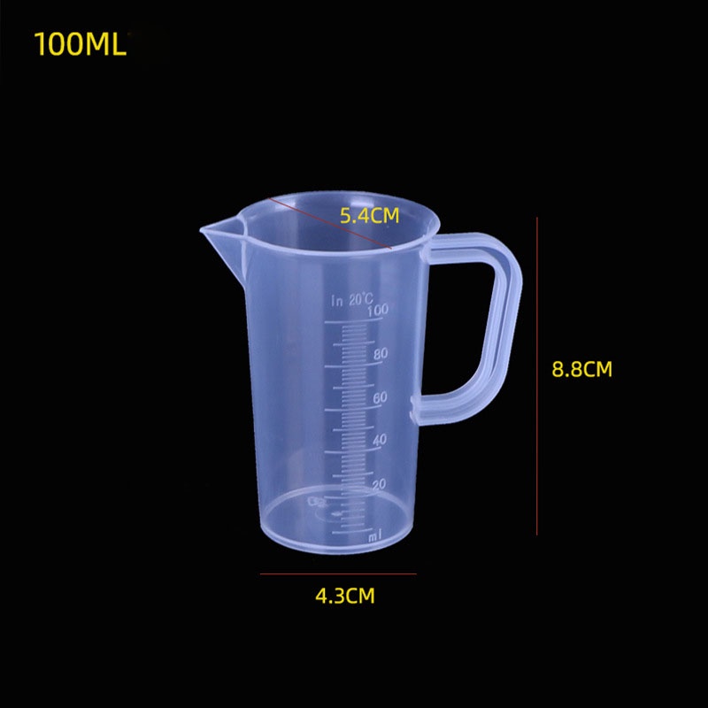 Ca Nhựa Có Vạch Chia Đong Đường Dung Tích 100ml