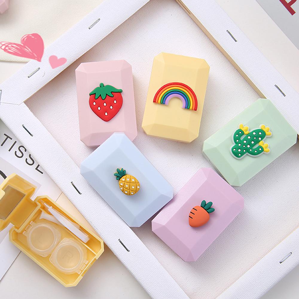 Hộp Đựng Kính Áp Tròng Mini Nhiều Màu Sắc Cho Nữ
