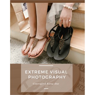 Giày Sandal Xỏ Ngón Đế Bằng Chống Trượt Thời Trang Mùa Đông Cho Nữ