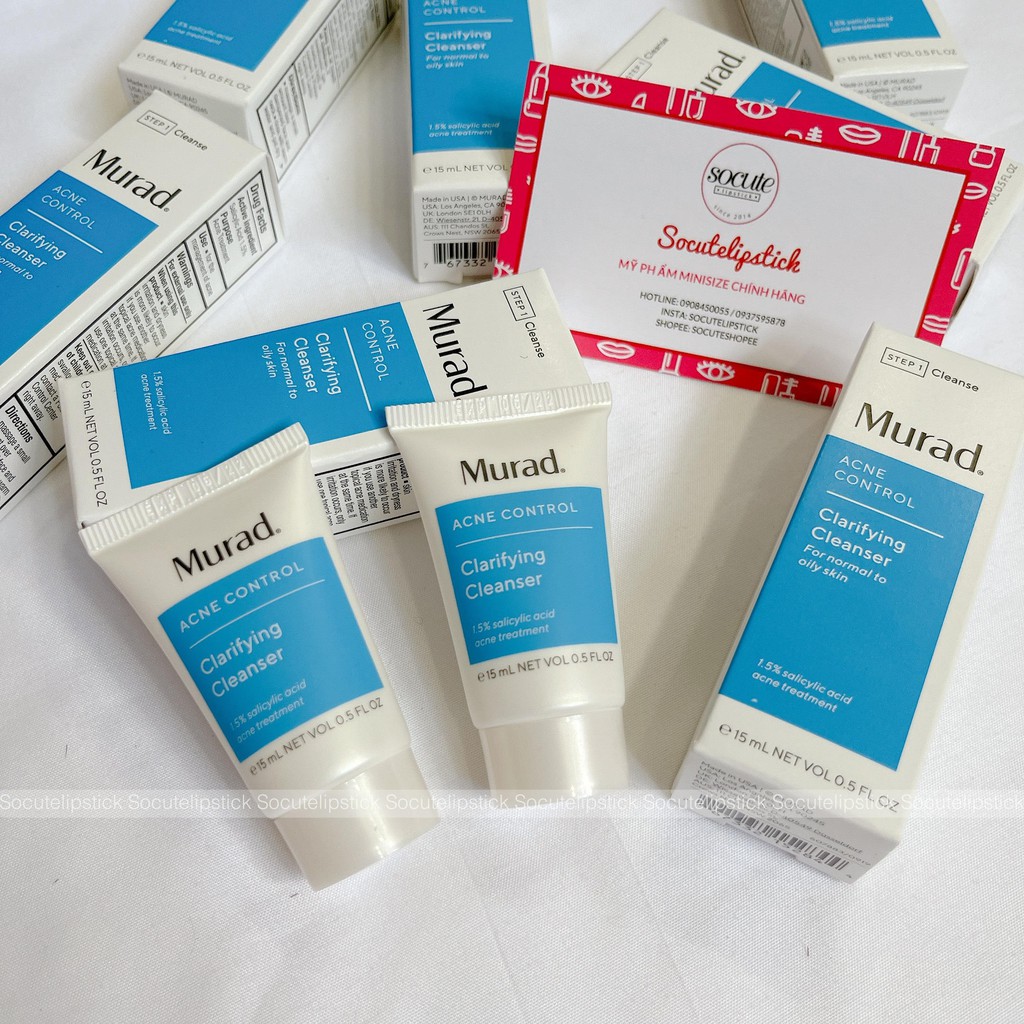 Sữa Rửa Mặt Giảm Mụn Mu.rad Clarifying Cleanser Acne