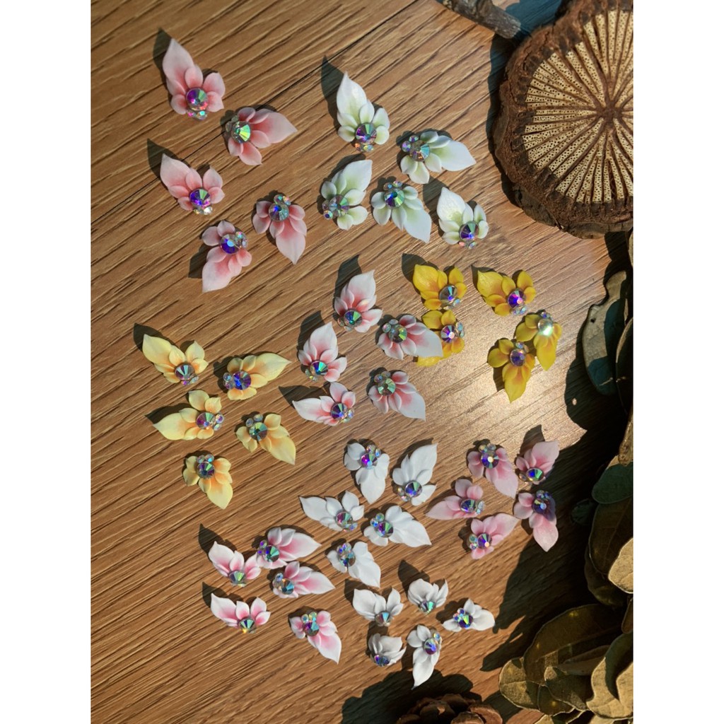 1b hoa bột nail, góc tay