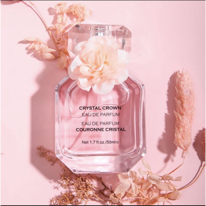 MINISO CRYSTAL CROWN:Nước hoa nữ tươi dịu của hoa hồng,lưu hương lâu bền(50ml), nhập khẩu Thái Lan,