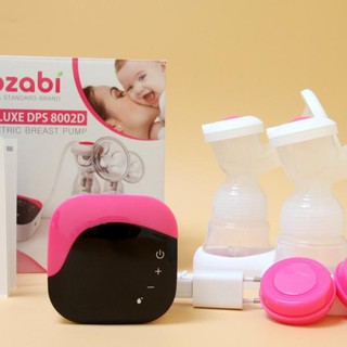 Máy hút sữa Rozabi Deluxe điện đôi có pin sạc