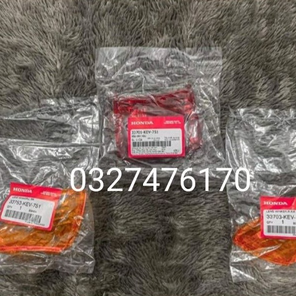 Bộ 3 nắp nhựa nắp, ốp võ đèn hậu, lái xe WAVE thái zin honda