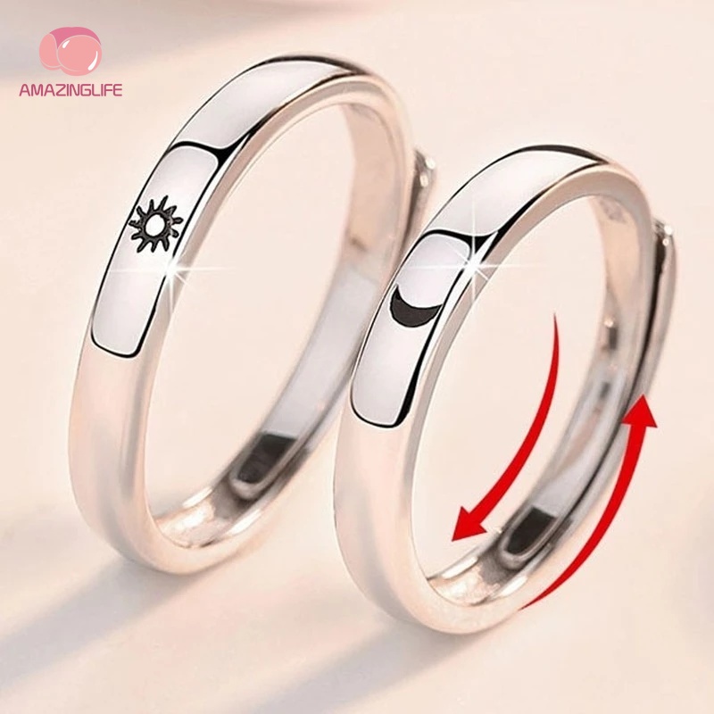 Nhẫn Đính Hôn / Nhẫn Cưới Màu Sắc Tối Giản Lãng Mạn