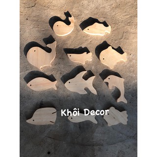 cá gỗ từ gỗ tái chế