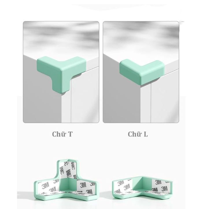 Miếng bọc góc bàn silicon giữ an toàn cho bé