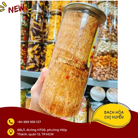 Lon PET Mực Cán Tẩm Gia Vị Cay Cay/ Mực xé sợi / Mix 3 Loại