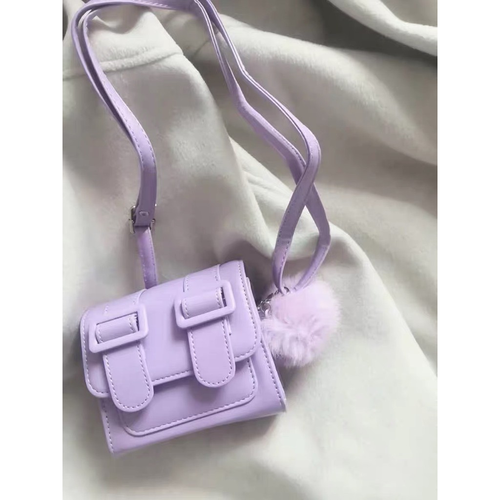 💜💜💜💜 Túi Đeo Chéo Nữ Màu Tím Hottrend 2020