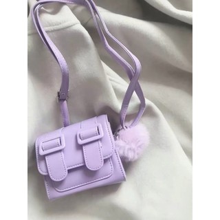 💜💜[TỔNG HỢP TÚI TREND TÍM NHÀ EM Ạ]💜💜 Túi Đeo Chéo Nữ Màu Tím Hottrend 2020