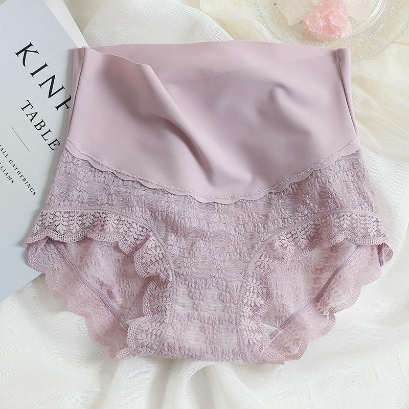 Quần Lót Nữ Cotton Ren Chíp Ren Lưng Cao AN290