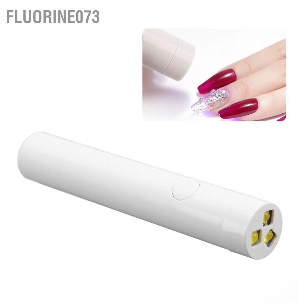 [Hàng Sẵn] Đèn làm móng tay cầm tay linh động【Fluorine073】