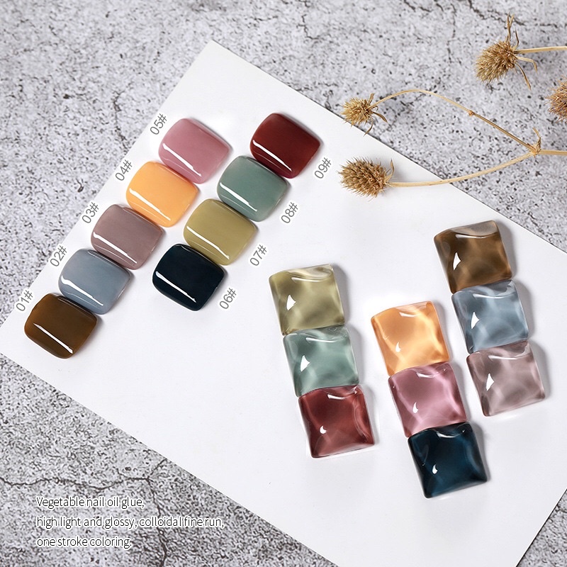 Set sơn gel thạch As chính hãng 15ml - Mã ASE
