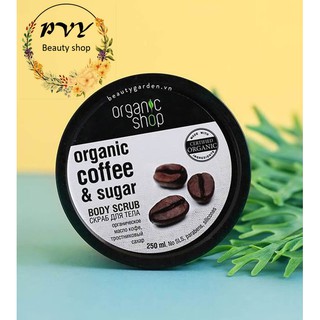 Tẩy Tế Bào Chết Toàn Thân Organic Shop Organic Coffee & Sugar Body Scrub (250ml)