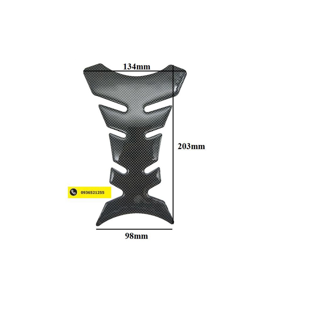 Miếng dán chống trầy xướt bình xăng lớn bình nhiên liệu cho tất cả các dòng xe PKL, PKN