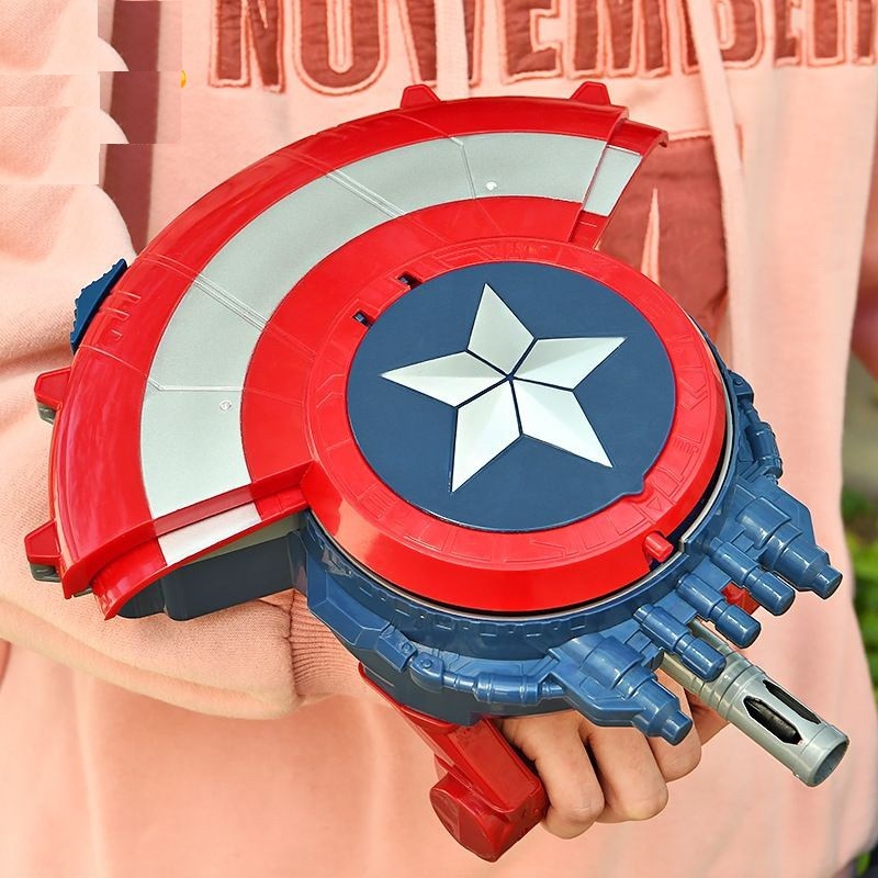 Khiên Captain America đồ chơi siêu nhân Marvel Avengers cho bé đóng vai đội trưởng Mỹ, quà tặng sinh nhật cho bé