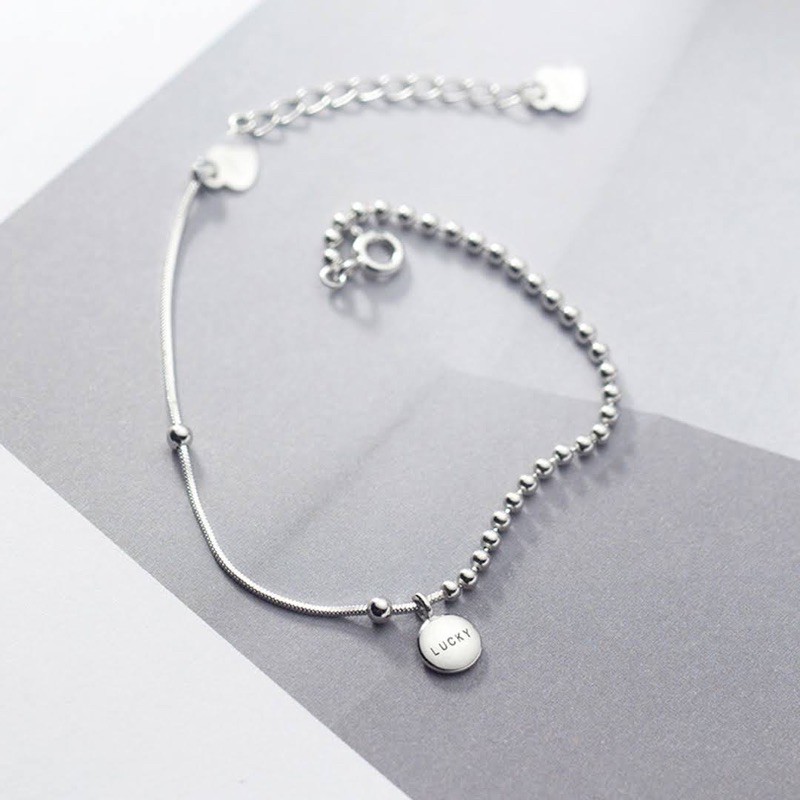 Lắc tay happy charm tròn