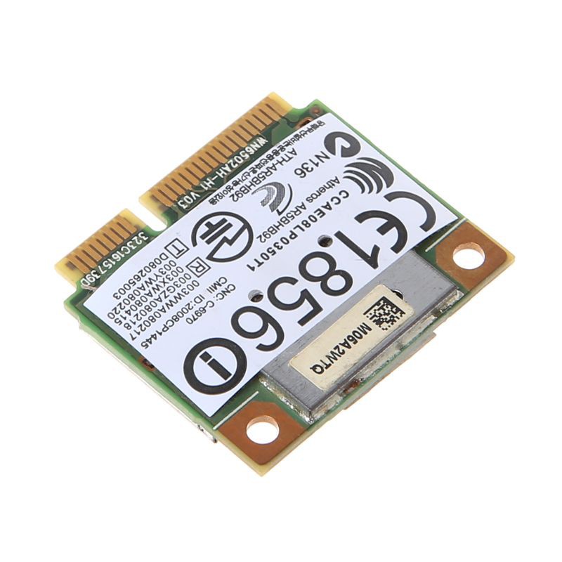 Thẻ mạng wifi không dây 2.4ghz 5ghz WLAN Minipci-E Linux Hackintosh Win10