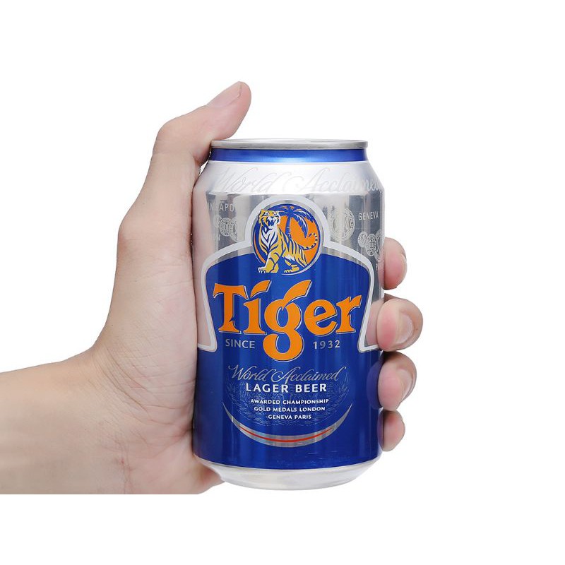 (Nowship - Grab tại HCM) Bia tiger 24x330 ( Tiger Xuân - Tiger nâu )