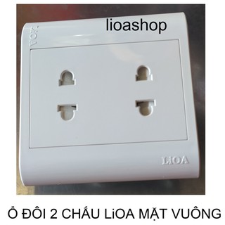 Ổ ĐÔI 2 CHẤU LiOA MẶT VUÔNG.