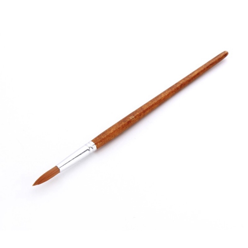 cọ vẽ màu nước lông mềm, bút tỉa thân gỗ (bút tỉa)