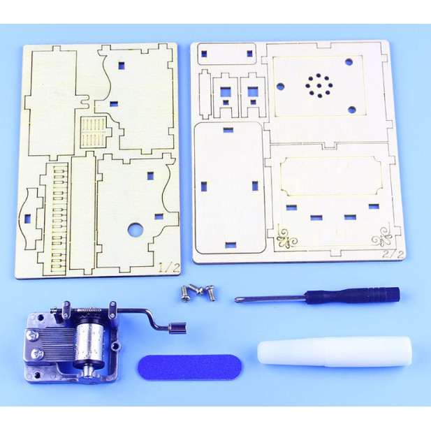 Đồ Chơi Lắp Ghép Mô Hình Hộp Nhạc Hình Đàn Piano Cho Bé - Đồ Chơi Giáo Dục Giáo Dục, Đồ Chơi Âm Nhạc 03011