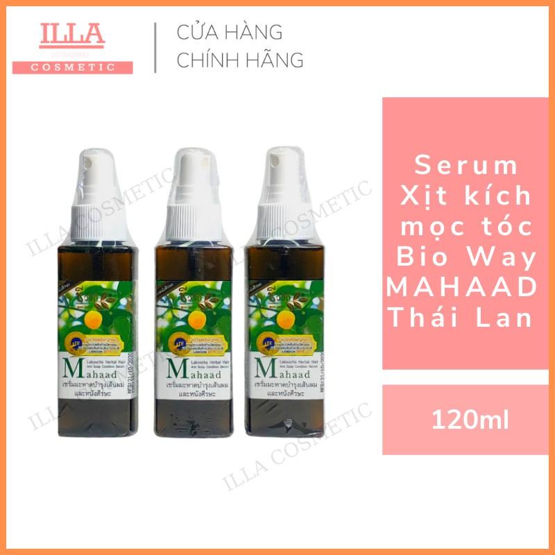 Xịt Dưỡng Kích Thích Mọc Tóc Thái Lan Serum xịt m.ọc tóc dài, dưỡng tóc Bio Way MAHAAD Thái Lan 120ml