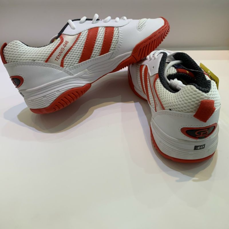 Giày Tennis Nam nữ chính hãng CP 046 thương hiệu Việt Trắng phối